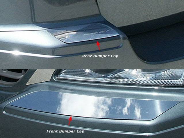 CHRYSLER PACIFICA 4dr QAA Stainless 4pcs Bumper Cap Trim BC47750