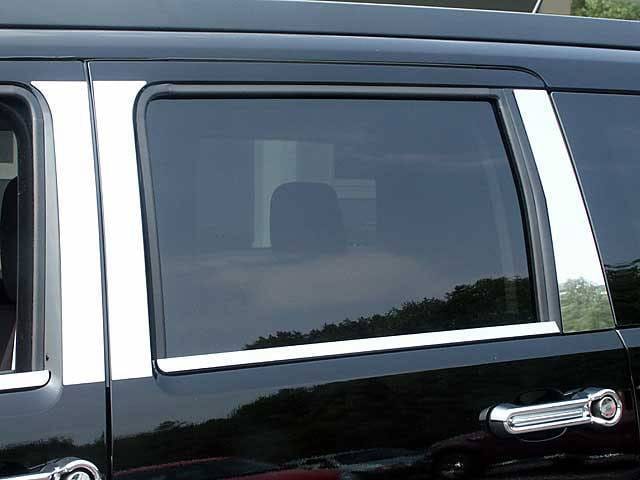 DODGE NITRO 4dr QAA Stainless 6pcs Pillar Trim PP47941