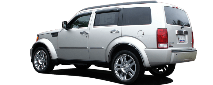 DODGE NITRO 4dr QAA Stainless 4pcs Pillar Trim PP47940 thumbnail 3