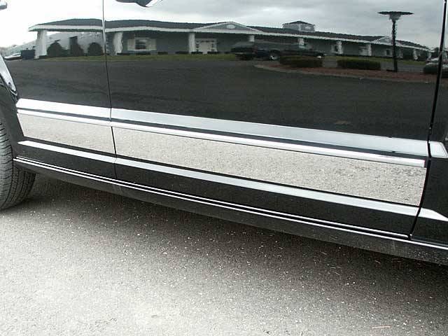 DODGE CALIBER 4dr QAA Stainless 4pcs Rocker Panel Trim TH47951