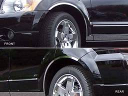 DODGE CALIBER 4dr QAA Stainless 6pcs Wheel Well Accent WQ47950