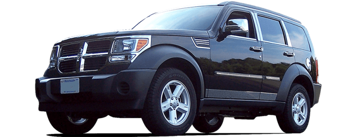 DODGE NITRO 4dr QAA Stainless 1pcs Grille Accent SG47940 thumbnail 2