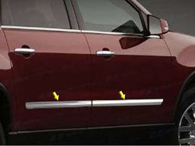 GMC ACADIA 4dr QAA Stainless 4pcs Molding Insert MI47270