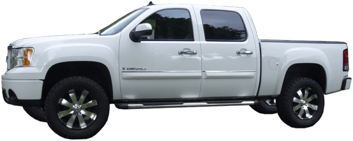 GMC SIERRA Crew Cab QAA Stainless 4pcs Door Sill Trim DS47184 thumbnail 4