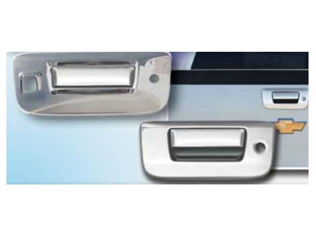 GMC SIERRA 2/4dr QAA Chrome ABS plastic 2pcs Tailgate Handle Cover DH47184 thumbnail 3