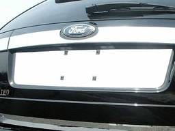 FORD EDGE 4dr QAA Stainless 1pcs License Plate Bezel LP47360