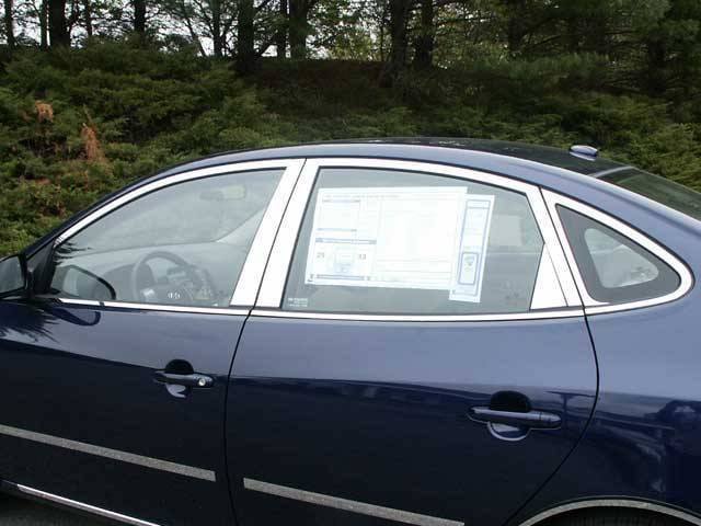 Fits Hyundai ELANTRA 4dr QAA Stainless 16pcs Window Accent Package WP27340