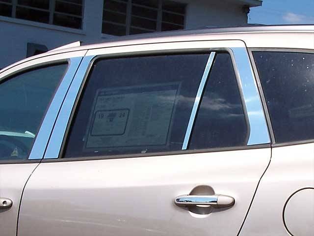 Fits Hyundai SANTA FE 4dr QAA Stainless 8pcs Pillar Trim PP27337
