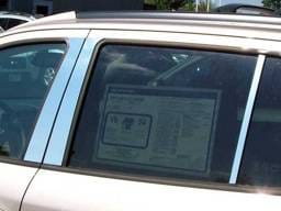 Fits Hyundai SANTA FE 4dr QAA Stainless 6pcs Pillar Trim PP27336