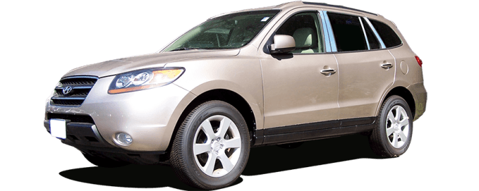 Fits Hyundai SANTA FE 4dr QAA Stainless 6pcs Pillar Trim PP27336 thumbnail 2