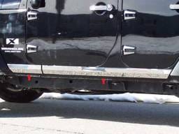 JEEP WRANGLER JK 4dr QAA Stainless 4pcs Rocker Panel Trim TH47085