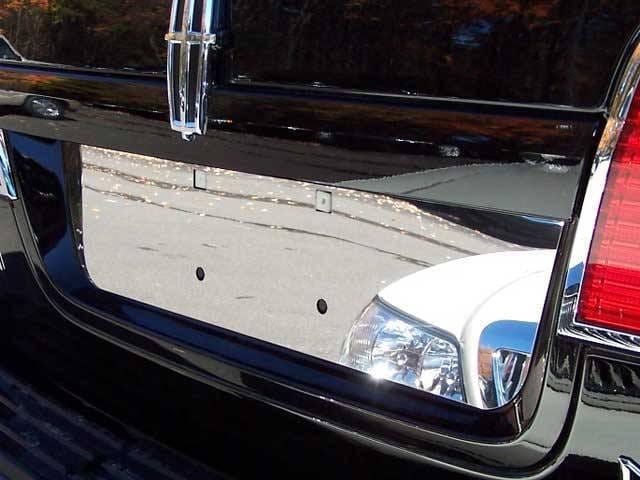 LINCOLN NAVIGATOR 4dr QAA Stainless 1pcs License Plate Bezel LP47655