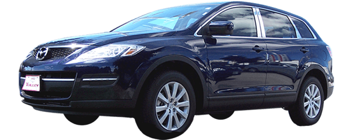 MAZDA CX-9 4dr QAA Stainless 4pcs Pillar Trim PP27725 thumbnail 3