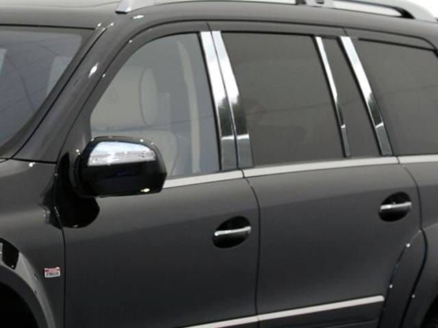 MERCEDES GL CLASS 4dr QAA Stainless 8pcs Pillar Trim PP27078