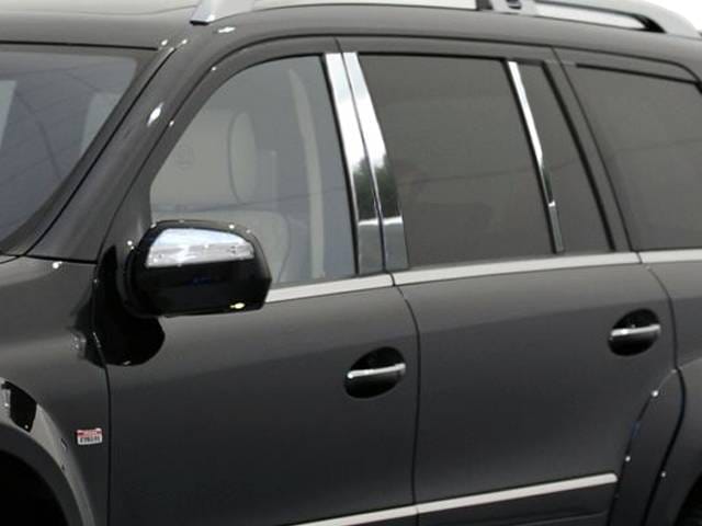 MERCEDES GL CLASS 4dr QAA Stainless 6pcs Pillar Trim PP27077