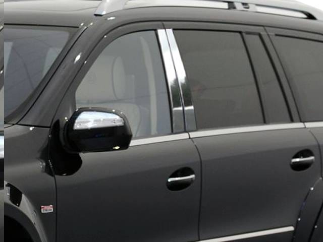 MERCEDES GL CLASS 4dr QAA Stainless 4pcs Pillar Trim PP27076