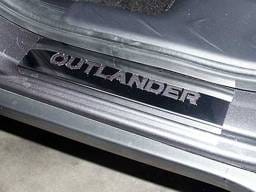 MITSUBISHI OUTLANDER 4dr QAA Stainless 4pcs Door Sill Trim DS27010
