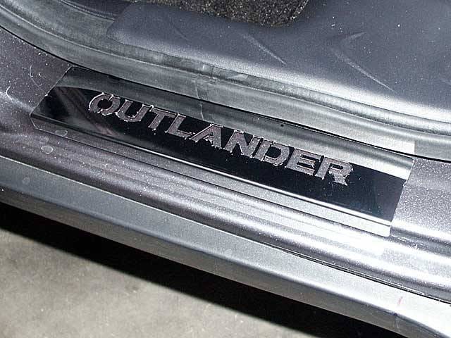 MITSUBISHI OUTLANDER 4dr QAA Stainless 4pcs Door Sill Trim DS27010