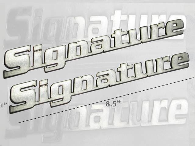 LINCOLN MKX 4dr QAA Stainless 2pcs Graphic/Logo/emblem SGR47610
