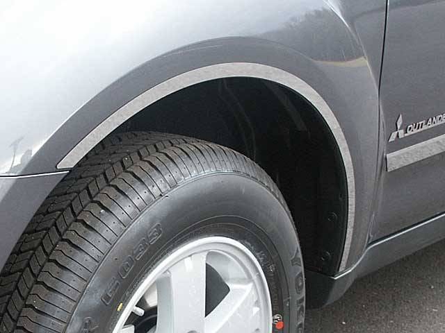 MITSUBISHI OUTLANDER 4dr QAA Stainless 4pcs Wheel Well Accent WQ27010