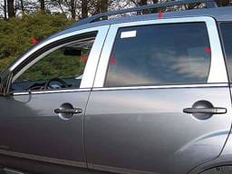 MITSUBISHI OUTLANDER 4dr QAA Stainless 10pcs Window Accent Package WP27010