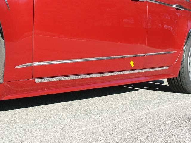 CADILLAC CTS SPORT WAGON 4dr QAA Stainless 6pcs Molding Insert MI48250