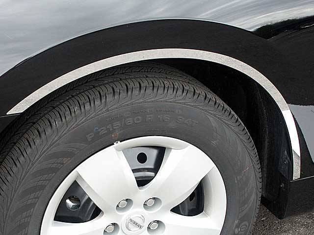 Fits Nissan ALTIMA 4dr QAA Stainless 4pcs Wheel Well Accent WQ27550