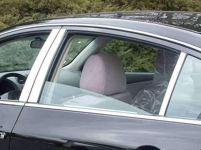 Fits Nissan ALTIMA 4dr QAA Stainless 6pcs Pillar Trim PP27551