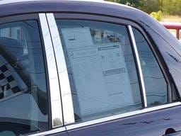 Fits Nissan VERSA 4dr QAA Stainless 6pcs Pillar Trim PP28531