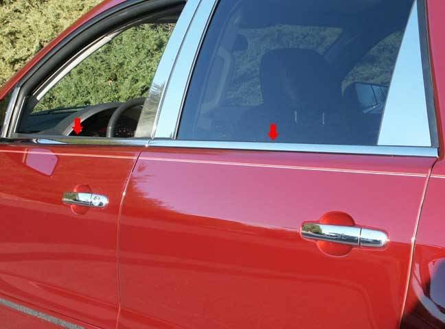 SATURN OUTLOOK 4dr QAA Stainless 4pcs Window Sill Accent WS47425