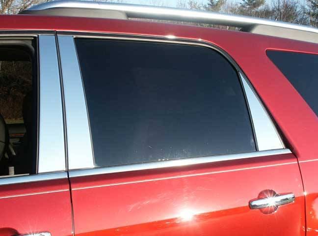 SATURN OUTLOOK 4dr QAA Stainless 6pcs Pillar Trim PP47426