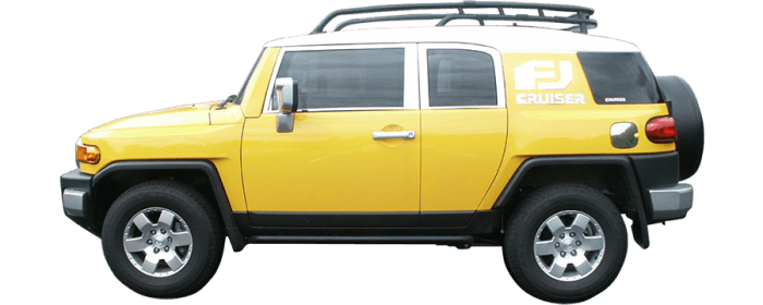 TOYOTA FJ CRUISER 4dr QAA Stainless 1pcs Grille Accent SG27142 thumbnail 3