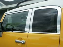 TOYOTA FJ CRUISER 4dr QAA Stainless 4pcs Pillar Trim PP27140