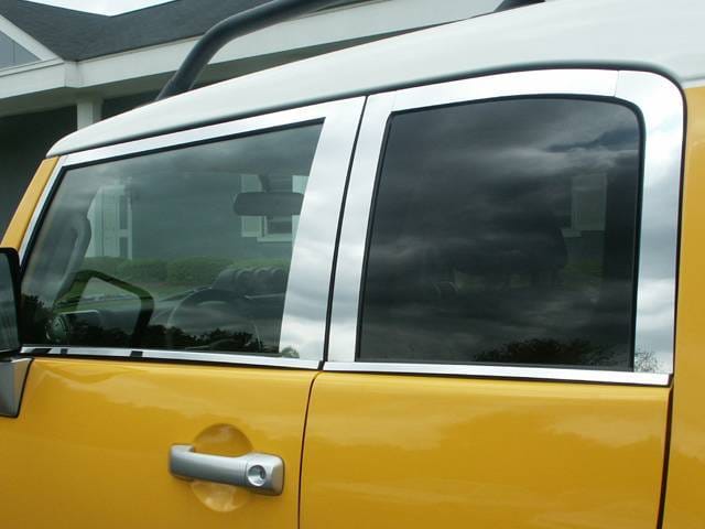TOYOTA FJ CRUISER 4dr QAA Stainless 4pcs Pillar Trim PP27140