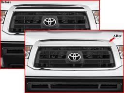 TOYOTA TUNDRA 2/4dr QAA Stainless 1pcs Grille Accent SG27145