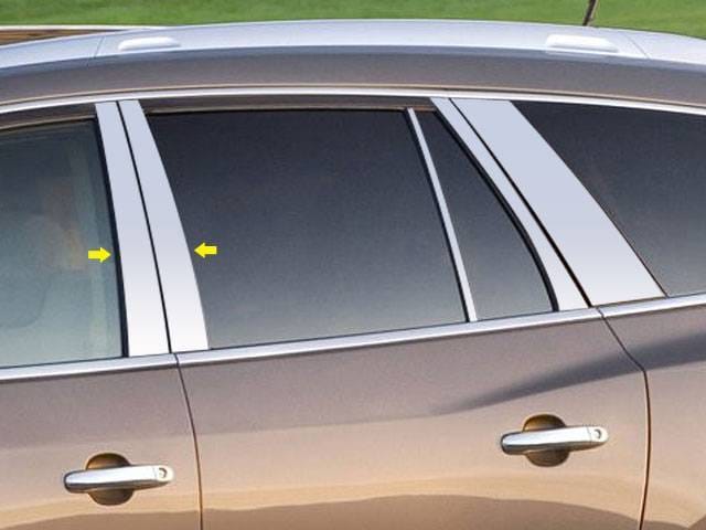 BUICK ENCLAVE 4dr QAA Stainless 4pcs Pillar Trim PP48530