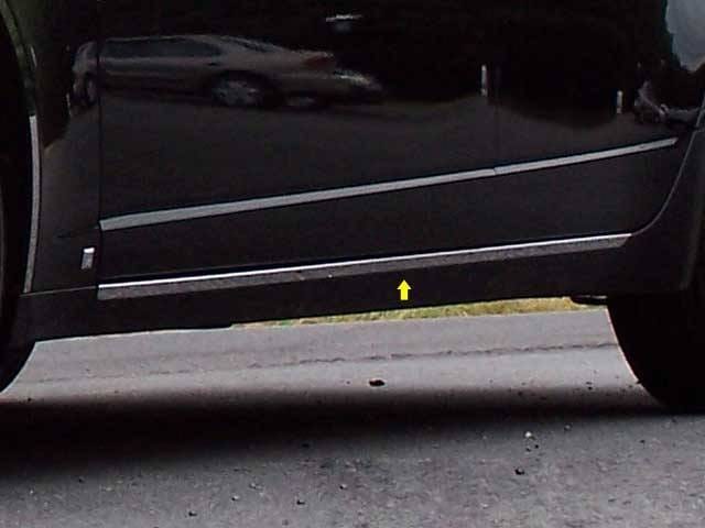 CADILLAC CTS SPORT WAGON 4dr QAA Stainless 2pcs Rocker Panel Trim TH48250