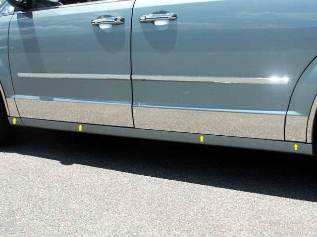 DODGE GRAND CARAVAN 4dr QAA Stainless 8pcs Rocker Panel Trim TH48895 thumbnail 3