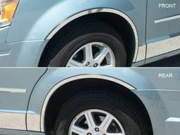 DODGE GRAND CARAVAN 4dr QAA Stainless 4pcs Wheel Well Accent WQ48895