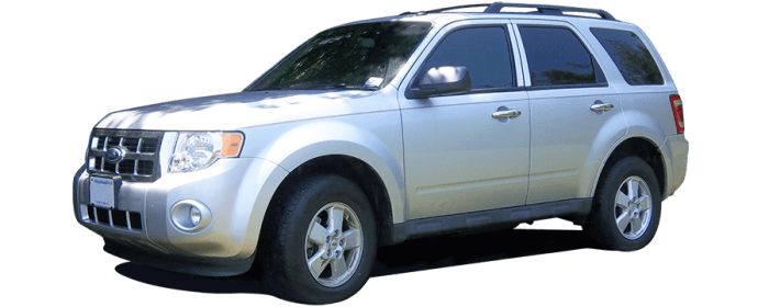 FORD ESCAPE 4dr QAA Chrome ABS plastic 2pcs Mirror Cover MC48320 thumbnail 2