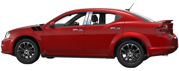 DODGE JOURNEY 4dr QAA Chrome ABS plastic 8pcs Door Handle Cover DH45760 thumbnail 7