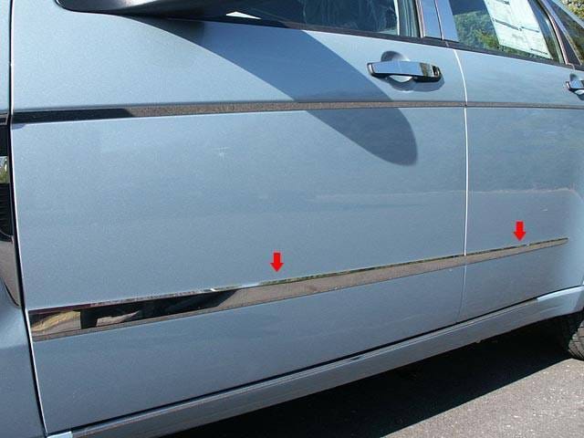 FORD FOCUS 4dr QAA Stainless 4pcs Molding Insert MI48345