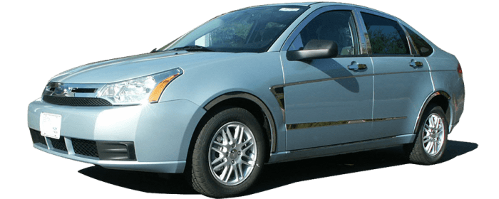 FORD FOCUS 4dr QAA Chrome ABS plastic 2pcs Mirror Cover MC48346 thumbnail 3