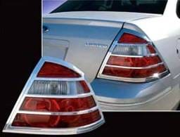 MERCURY SABLE 4dr QAA Chrome ABS plastic 2pcs Tail Light Bezels TL45490