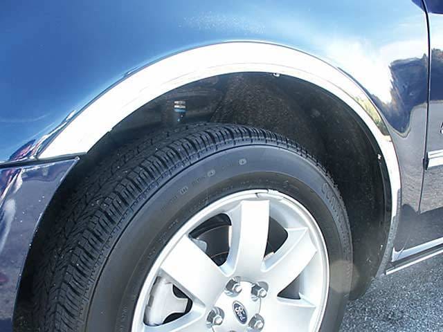MERCURY SABLE 4dr QAA Molded Stainless 4pcs Wheel Well Fender Trim WZ45490