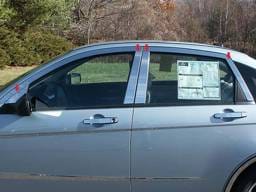 FORD FOCUS 4dr QAA Stainless 8pcs Pillar Trim PP48347