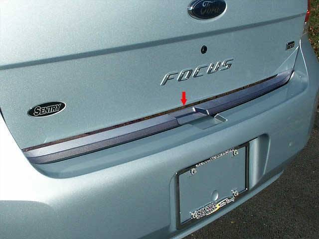 FORD FOCUS 4dr QAA Stainless 1pcs Rear Deck Accent RD48345