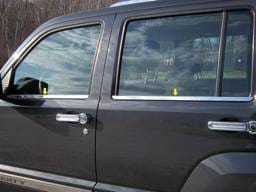 JEEP LIBERTY 4dr QAA Stainless 4pcs Window Sill Accent WS48070