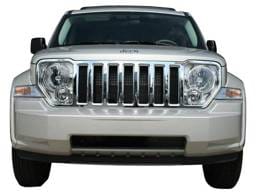 JEEP LIBERTY 4dr QAA Chrome ABS plastic 1pcs Grille Overlay SGC48070