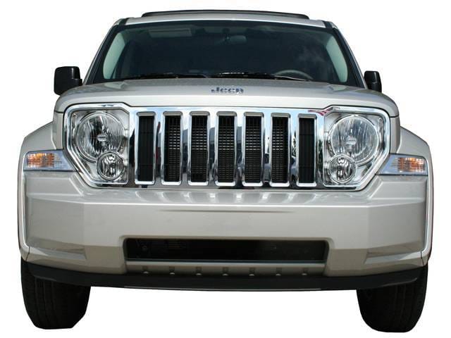 JEEP LIBERTY 4dr QAA Chrome ABS plastic 1pcs Grille Overlay SGC48070